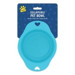 Kingdom Petcare Essentials  Collapsable Pet Bowl with clip - colour may vary