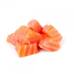 Premium Raw Salmon Chunks 1Kg